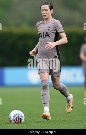 Everton FC v Spurs FC Barclays Womens Super League WALTON HALL PARK STADIUM, ANGLETERRE - 4 mai 2024 pendant le match de Super League féminine Barclays entre Everton FC et Spurs FC au Walton Hall Park Stadium le 28 avril 2024 à Liverpool Angleterre. (Photo Alan Edwards) Banque D'Images