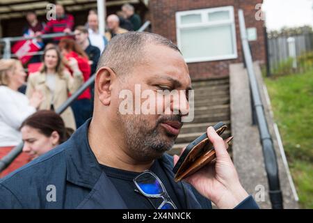 Gary Godden (Labour and Co-Op) le commissaire de la police et de la criminalité du Nottinghamshire. Banque D'Images