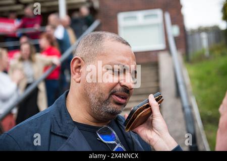 Gary Godden (Labour and Co-Op) le commissaire de la police et de la criminalité du Nottinghamshire. Banque D'Images