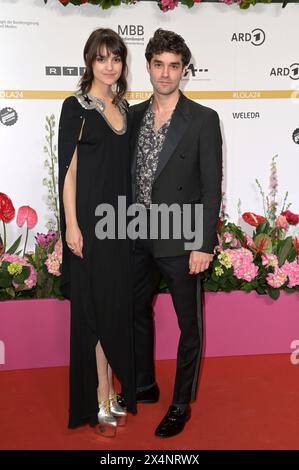 Luise Befort und Maximilian Befort BEI der 74. Verleihung des Deutschen Filmpreises 2024 im Theater am Potsdamer Platz. Berlin, 03.05.2024 Banque D'Images