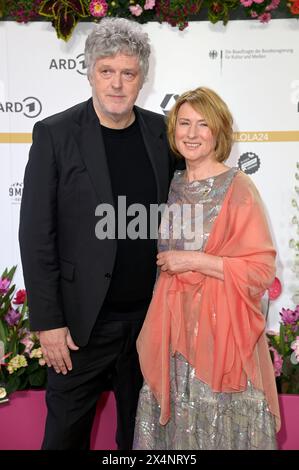 Matthias Glasner und Corinna Harfouch BEI der 74. Verleihung des Deutschen Filmpreises 2024 im Theater am Potsdamer Platz. Berlin, 03.05.2024 Banque D'Images