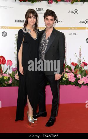 Luise Befort und Maximilian Befort BEI der 74. Verleihung des Deutschen Filmpreises 2024 im Theater am Potsdamer Platz. Berlin, 03.05.2024 Banque D'Images