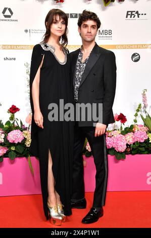 Luise Befort und Maximilian Befort BEI der 74. Verleihung des Deutschen Filmpreises 2024 im Theater am Potsdamer Platz. Berlin, 03.05.2024 Banque D'Images