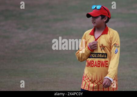 Bangladesh-Zimbabwe T20 Series Zimbabwe T20 Team Capitaine Sikandar Raza fils aîné Muhammad EESA tour le Bangladesh avec l'équipe comme il est vu pendant le Banque D'Images