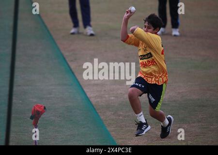 Bangladesh-Zimbabwe T20 Series Zimbabwe T20 Team Capitaine Sikandar Raza fils aîné Muhammad EESA tour le Bangladesh avec l'équipe comme il est vu pendant le Banque D'Images