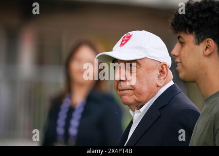 Monza, Italie. 04 mai 2024. Adriano Galliani (CEO AC Monza) lors du championnat italien Serie A match de football entre AC Monza et SS Lazio le 4 mai 2024 au U-Power Stadium de Monza, Italie - photo Morgese-Rossini/DPPI crédit : DPPI Media/Alamy Live News Banque D'Images