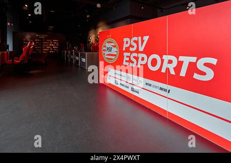 Zone interactive pour les fans au Philips Stadion - l'arène officielle du FC PSV Eindhoven Banque D'Images