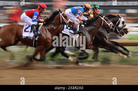 Louisville, États-Unis. 04 mai 2024. Le terrain pour la 150e course du Kentucky Derby à Churchill Downs le samedi 4 mai 2024 à Louisville, Kentucky. Photo de Mark Abraham/UPI crédit : UPI/Alamy Live News Banque D'Images