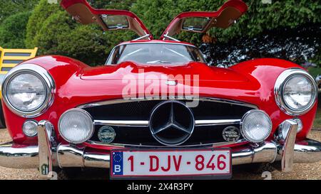 Mercedes Gull Wing au concours d'élégance - Hampton court Palace 2022 Banque D'Images