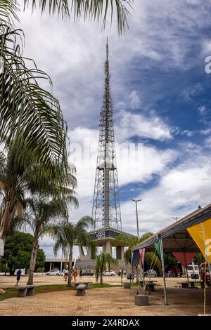 Tour de télévision de Brasília, Torre de Televisão de Brasília, Brasilia, Brésil Banque D'Images