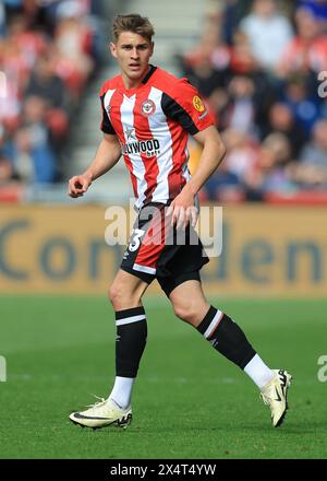 Londres, Royaume-Uni. 4 mai 2024. Yehor Yarmolyuk de Brentford lors du match de premier League au Gtech Community Stadium, Londres. Le crédit photo devrait se lire : Paul Terry/Sportimage crédit : Sportimage Ltd/Alamy Live News Banque D'Images