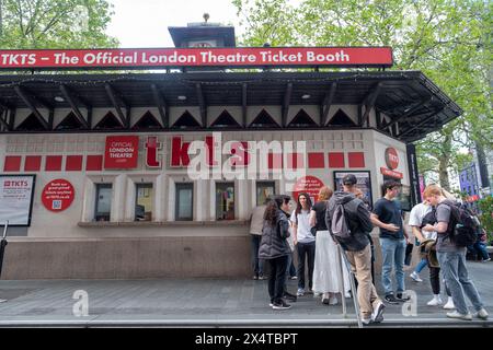 Le guichet officiel du Théâtre de Londres Banque D'Images