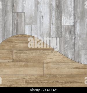 Décor géométrique sans couture en bois, marbre, béton, ciment et pierre Banque D'Images