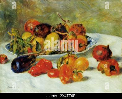 Peinture Renoir - fruits du midi- Banque D'Images