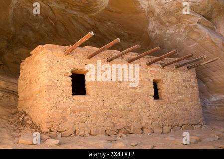 The Doll House, ancestral (Anasazi) Pueblo building, 1150-1250 AD, Bears Ears National Monument, Cedar Mesa, Utah, États-Unis Banque D'Images