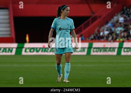 Grenade, Espagne. 04 mai 2024. Aiitana Bonmatíof FC Barcelona Femenino lors du match de Liga F entre Granada CF Femenino - FC Barcelona Femenino au Nuevo Los Cármenes Stadium le 04 mai 2024 à Grenade, Espagne. (Photo de José M. Baldomero/Pacific Press) crédit : Pacific Press Media production Corp./Alamy Live News Banque D'Images