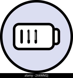 Icônes couleur de chargement sans fil. Concept de chargeur sans fil. Signes simples de charge du téléphone. Illustration vectorielle isolée sur fond blanc Illustration de Vecteur