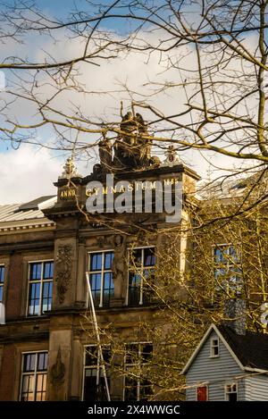 École secondaire Barlaeus Gymnasium à Amsterdam, pays-Bas. Banque D'Images