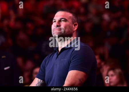 Rio de Janeiro, RJ, Brésil. 04 mai 2024. RIO DE JANEIRO, RJ - 4 MAI : Mauricio Shogun, ancien champion de l'UFC, sourit après avoir été nommé membre de la classe UFC Hall of Fame Class de 2024 lors de l'événement UFC 301 à la Farmasi Arena le 4 mai 2024 à Rio de Janeiro, RJ, Brésil. (Photo de Leandro Bernardes/PxImages) crédit : Px images/Alamy Live News Banque D'Images