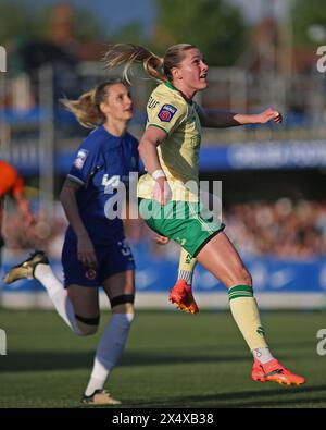 Londres, Royaume-Uni. 05 mai 2024. Londres, 5 mai 2024 : Amalie Thestrup (17 Bristol City) lors du match de Super League Barclays FA Womens entre Chelsea et Bristol City à Kingsmeadow, Londres, Angleterre, le 5 mai 2024 (Pedro Soares/SPP) crédit : SPP Sport Press photo. /Alamy Live News Banque D'Images