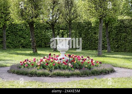 Jardin russe dans le parc du palais du Belvédère, Weimar, Thuringe, Allemagne Banque D'Images