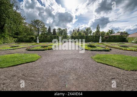 Jardin russe dans le parc du palais du Belvédère, Weimar, Thuringe, Allemagne Banque D'Images