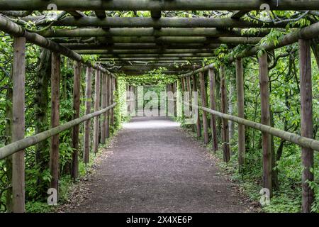 Jardin russe dans le parc du palais du Belvédère, Weimar, Thuringe, Allemagne Banque D'Images