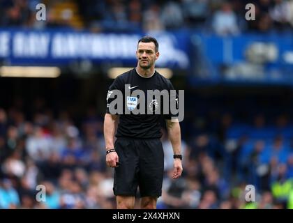 Chelsea, Londres, Royaume-Uni. 5 mai 2024 ; Stamford Bridge, Chelsea, Londres, Angleterre : premier League Football, Chelsea contre West Ham United ; arbitre Andrew Madley crédit : action plus Sports images/Alamy Live News Banque D'Images