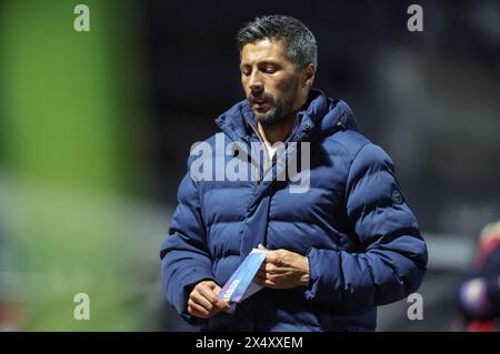 Chaves, Portugal. 04 mai 2024. Porto, 04/05/2024 - O Grupo Desportivo de Chaves recebeu esta noite o Futebol Clube do Porto no Estádio Municipal Eng Manuel Branco Teixeira em jogo a contar para a 32ª jornada da i Liga 2023/24. Moreno#1iguMiguel Pereira/Global IM Credit : Atlantico Press/Alamy Live News Banque D'Images