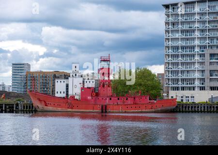 Trinity Buoy Wharf & SS Robin Trust, London National Historic Ships Banque D'Images