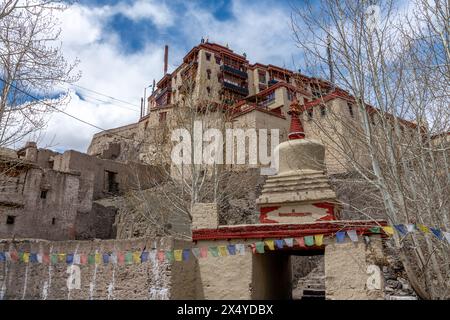 Monastère historique de Stok dans la région indienne du Ladakh près de Leh Banque D'Images