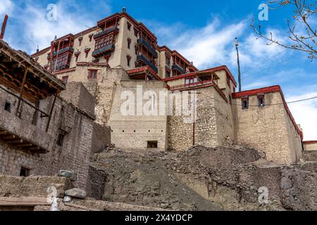 Monastère historique de Stok dans la région indienne du Ladakh près de Leh Banque D'Images