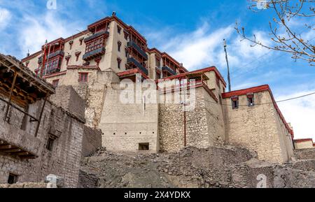 Monastère historique de Stok dans la région indienne du Ladakh près de Leh Banque D'Images