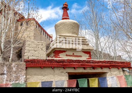 Monastère historique de Stok dans la région indienne du Ladakh près de Leh Banque D'Images