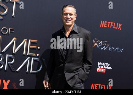 Inglewood, États-Unis. 05 mai 2024. Drew Bledsoe assiste aux arrivées de The Greatest Roast of All Time de Netflix : Tom Brady au Kia Forum à Inglewood, CA, le 5 mai 2024. (Photo de Corine Solberg/Sipa USA) crédit : Sipa USA/Alamy Live News Banque D'Images