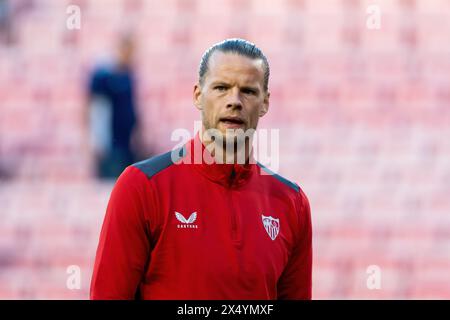 Séville, Espagne. 05 mai 2024. Orjan Nyland vu lors du match la Liga EA Sports entre Sevilla FC et Granada CF au Ramon Sanchez Pizjuan Stadium. Score final : Sevilla FC 3:0 Granada CF (photo Francis Gonzalez/SOPA images/Sipa USA) crédit : Sipa USA/Alamy Live News Banque D'Images