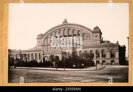 Géographie / voyage, Allemagne, Berlin, Berlin-Kreuzberg, Anhalter Bahnhof (gare d'Anhalter), LES DROITS D'AUTEUR DE L'ARTISTE NE DOIVENT PAS ÊTRE EFFACÉS Banque D'Images