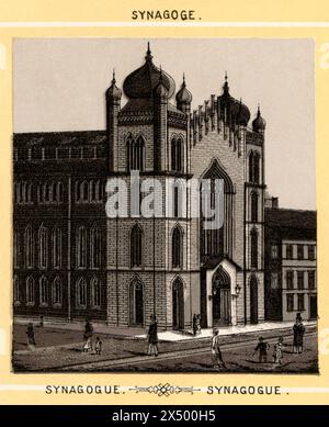 Géographie / voyage, Allemagne, Hesse, Francfort-sur-le-main, la Synagogue, LES DROITS D'AUTEUR DE L'ARTISTE NE DOIVENT PAS ÊTRE EFFACÉS Banque D'Images