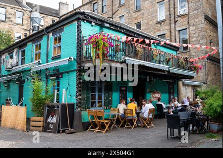 Glasgow, Royaume-Uni- septembre 9, 2023 : Hanoi Bike Shop à Glasgow West End. Banque D'Images