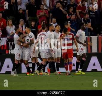 Sevilla, Espagne. 05 mai 2024. Espagne la Liga match de football Sevilla vs grenade au Ramon Sanchez Pizjuan Stadium de Sevilla, 05 mai 2024 JORNADA 34LIGA EA SPORTS ESTADIO SANCHEZ PIZJUAN SEVILLA FC-GRANADA CF 900/cordon Press Credit : CORDON Press/Alamy Live News Banque D'Images