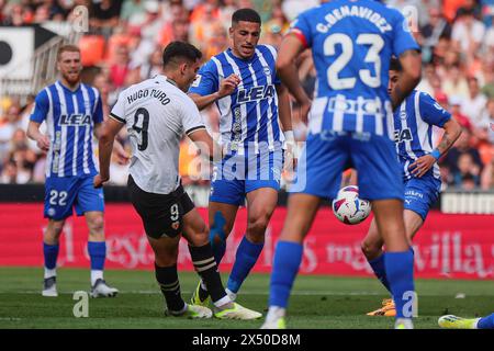 Valencia, Espagne. 05 mai 2024. Espagne match de football de la Liga Valencia vs Alaves au stade Mestalla de Valence, 5 mai 2024 900/cordon Press Credit : CORDON press/Alamy Live News Banque D'Images