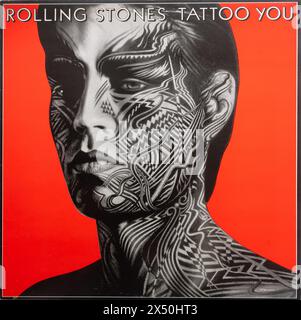 Pochette de l'album vinyle Tattoo You par les Rolling Stones Banque D'Images