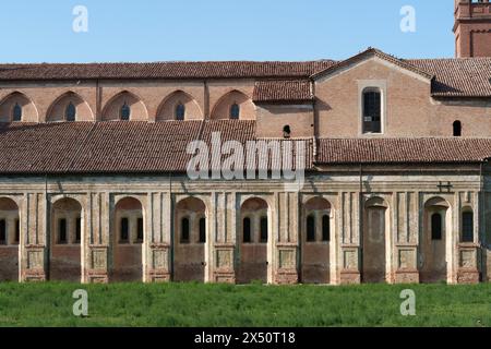 Église et couvent d'Annunziata à Cortemaggiore, dans la province de Piacenza, Emilie-Romagne, Italie Banque D'Images