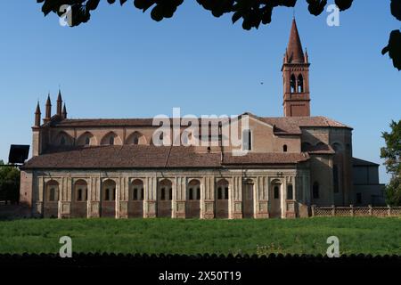 Église et couvent d'Annunziata à Cortemaggiore, dans la province de Piacenza, Emilie-Romagne, Italie Banque D'Images