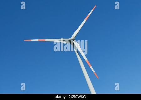 Energie Windkraft Windrad einer Windkraftanlage BEI Lichtenow dans le Brandebourg. 1,5.2024, Lichtenow *** énergie éolienne éolienne d'une centrale éolienne près de Lichtenow dans le Brandebourg 1 5 2024, Lichtenow Banque D'Images