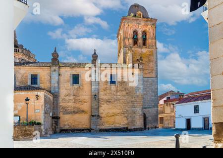 Église de Santa María de la Encarnación. Jerez de los Caballeros, Badajoz, Extremadura, Espagne, Europe Banque D'Images