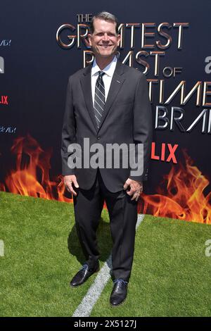 Jim Harbaugh BEI der Netflix-Show 'The Greatest Roast of All Time : Tom Brady' im Kia Forum. Inglewood, 05.05.2024 Banque D'Images