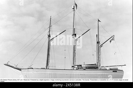 Roald Amundsen. Explorateur polaire norvégien. 1872-1928. Entre 1918 et 1920, Amundsen a voyagé avec le navire Maud de l'Atlantique à l'océan Pacifique au nord de la Scandinavie et de la Russie en passant par le passage du Nord-est. Banque D'Images