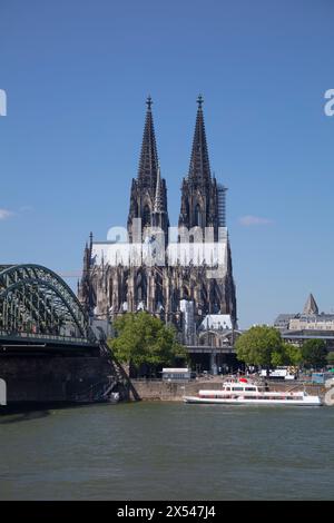 Géographie / voyage, Allemagne, Rhénanie du Nord-Westphalie, Cologne, Rhénanie, COLOGNE, RHIN, AUTORISATION-DROITS-SUPPLÉMENTAIRES-INFO-NON-DISPONIBLE Banque D'Images