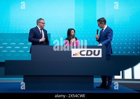 36. Bundesparteitag der CDU Deutschland 2024 Berlin Berlin Deutschland *** 36 Conférence fédérale du Parti de la CDU Allemagne 2024 Berlin Allemagne Banque D'Images